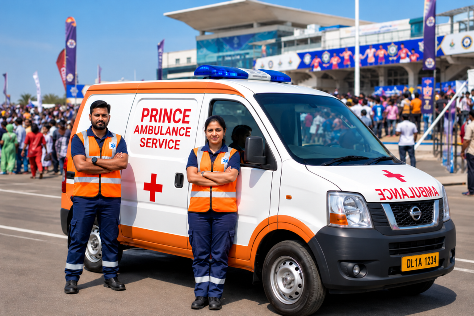 Medical team and healthcare event support