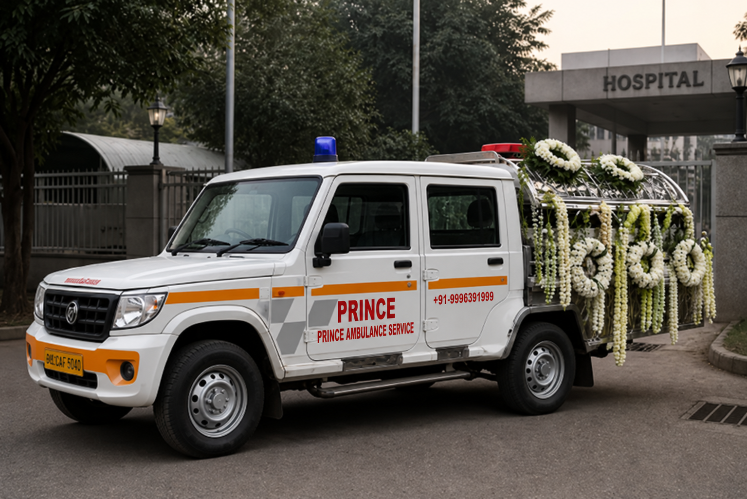 Respectful dead body transport arrangements
